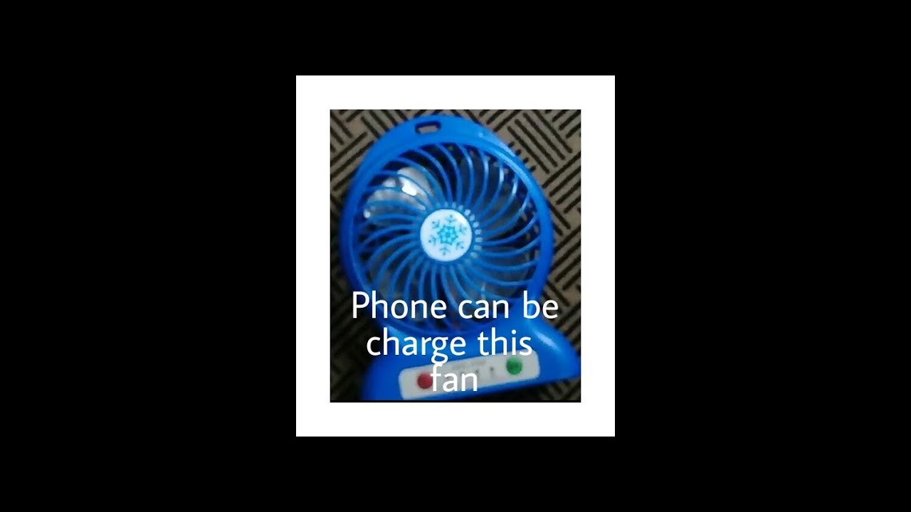 Charger Fan unboxing and can be charge phone with this fan