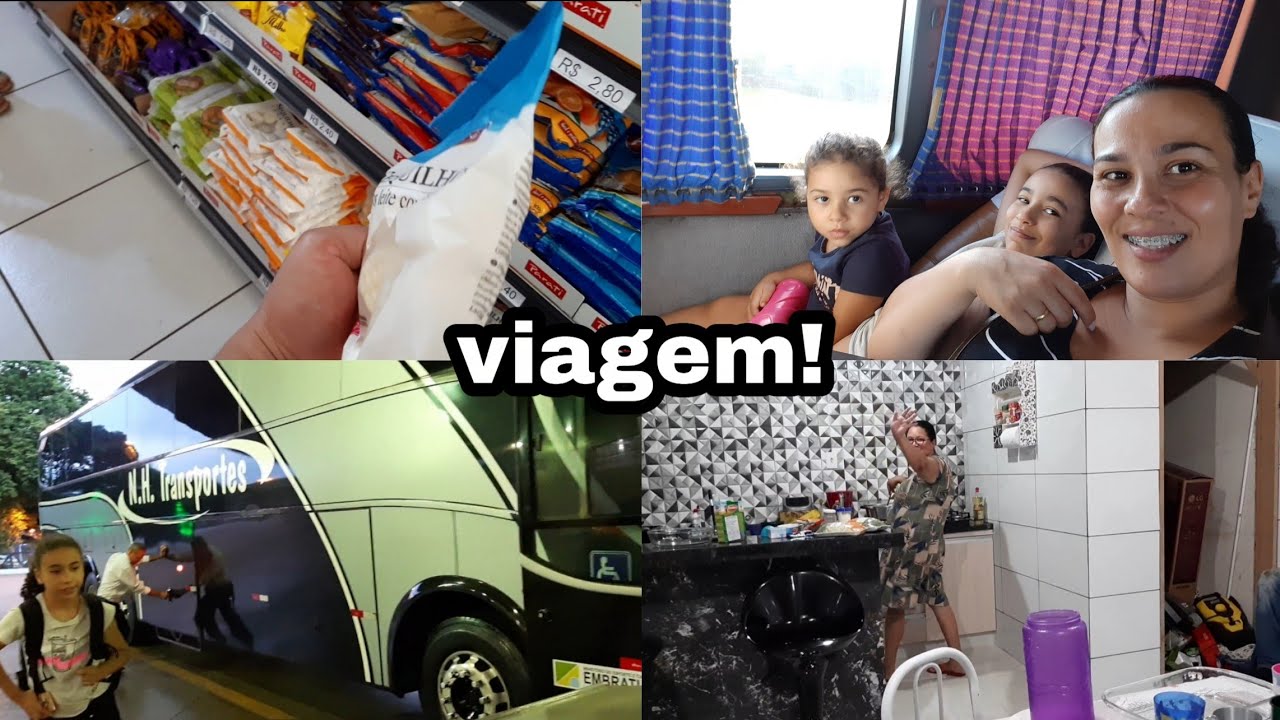 Pior ônibus de viagem da minha vida- cheguei na tia e ganhei presentes 🥰