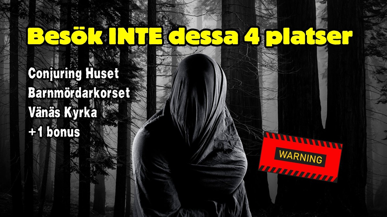 BES&Ouml;K INTE dessa platser 4 platser - Barnm&ouml;rdarkorset, Conjuring Huset, V&auml;n&auml;s Kyrka +1 bonus