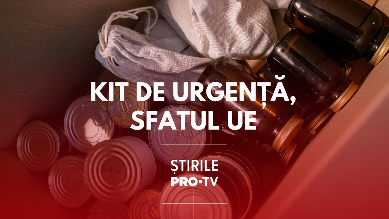 Comisia Europeană ne sfătuiește să avem în casă un kit de urgență pentru 72 de ore în caz de criză