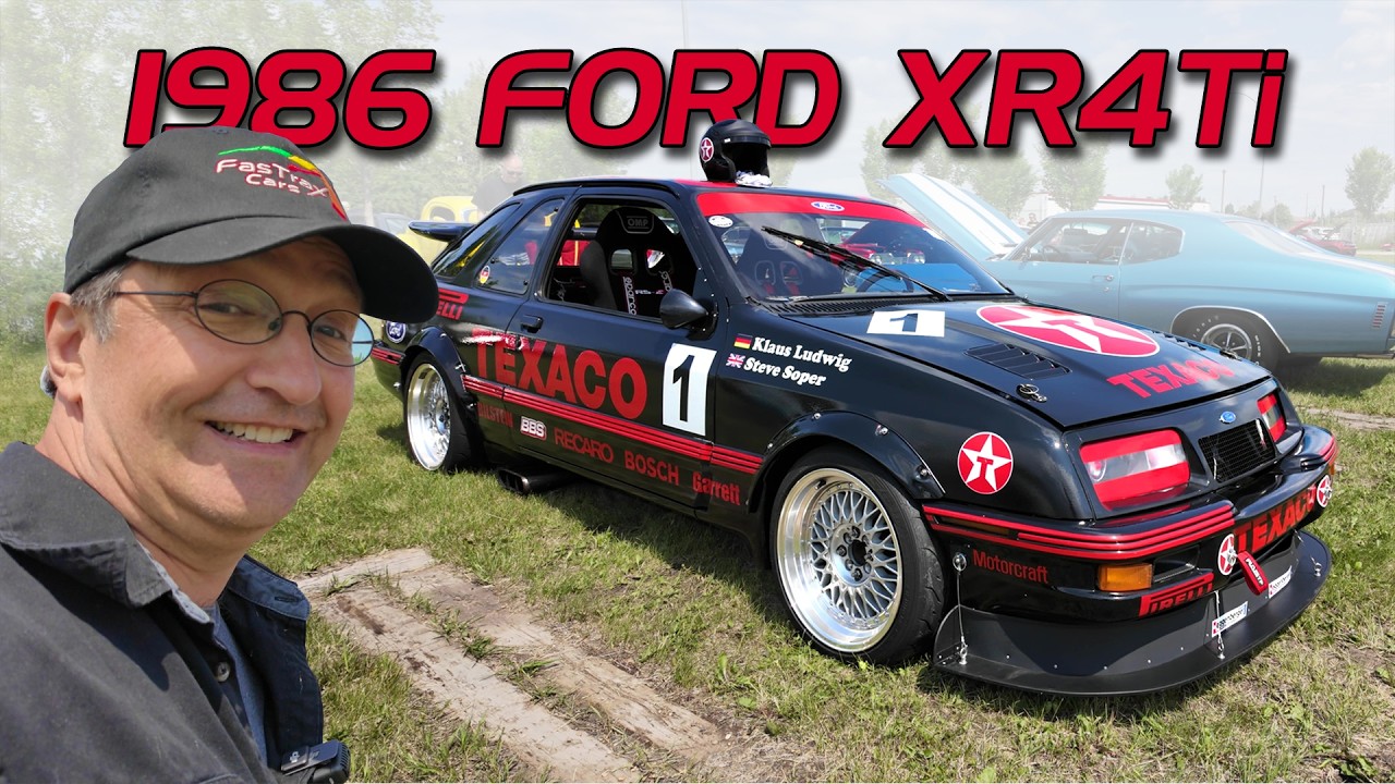 Гоночный автомобиль Ford XR4Ti 1986 года — эта легенда британских гонок с двигателем V8 просто ун...