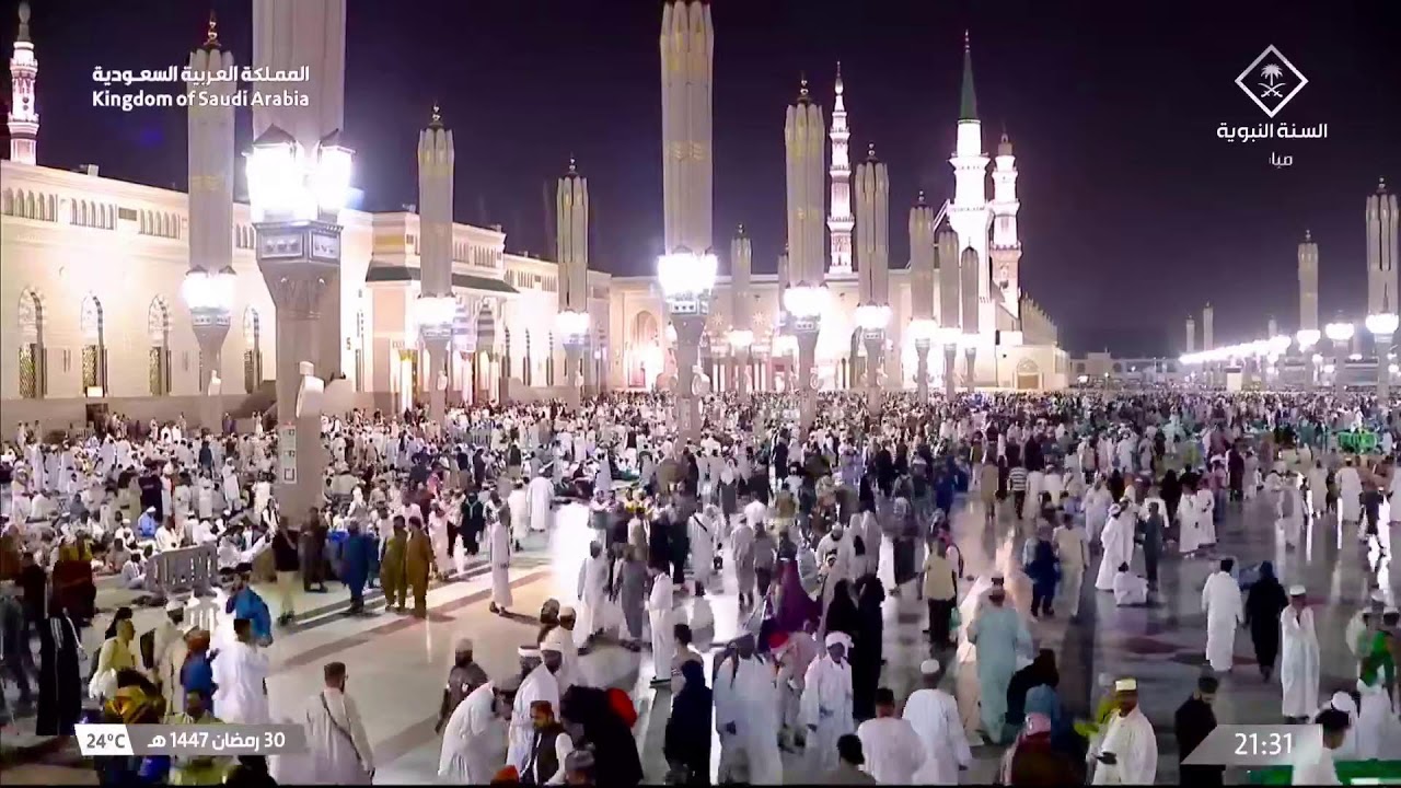 🔴 Madina Live Tv Online 24/7 | بث مباشر || قناة السنة النبوية Madinah Live Today HD