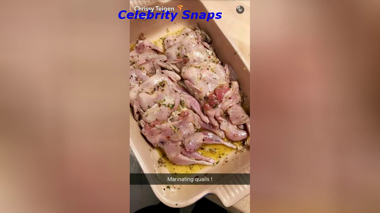 Chrissy Teigen Snapchat Stories February 6th 2017 | Celebrity Snaps