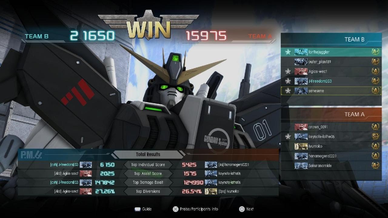 GBO2 (New Silhouette Gundam Kai Ranked Gameplay)