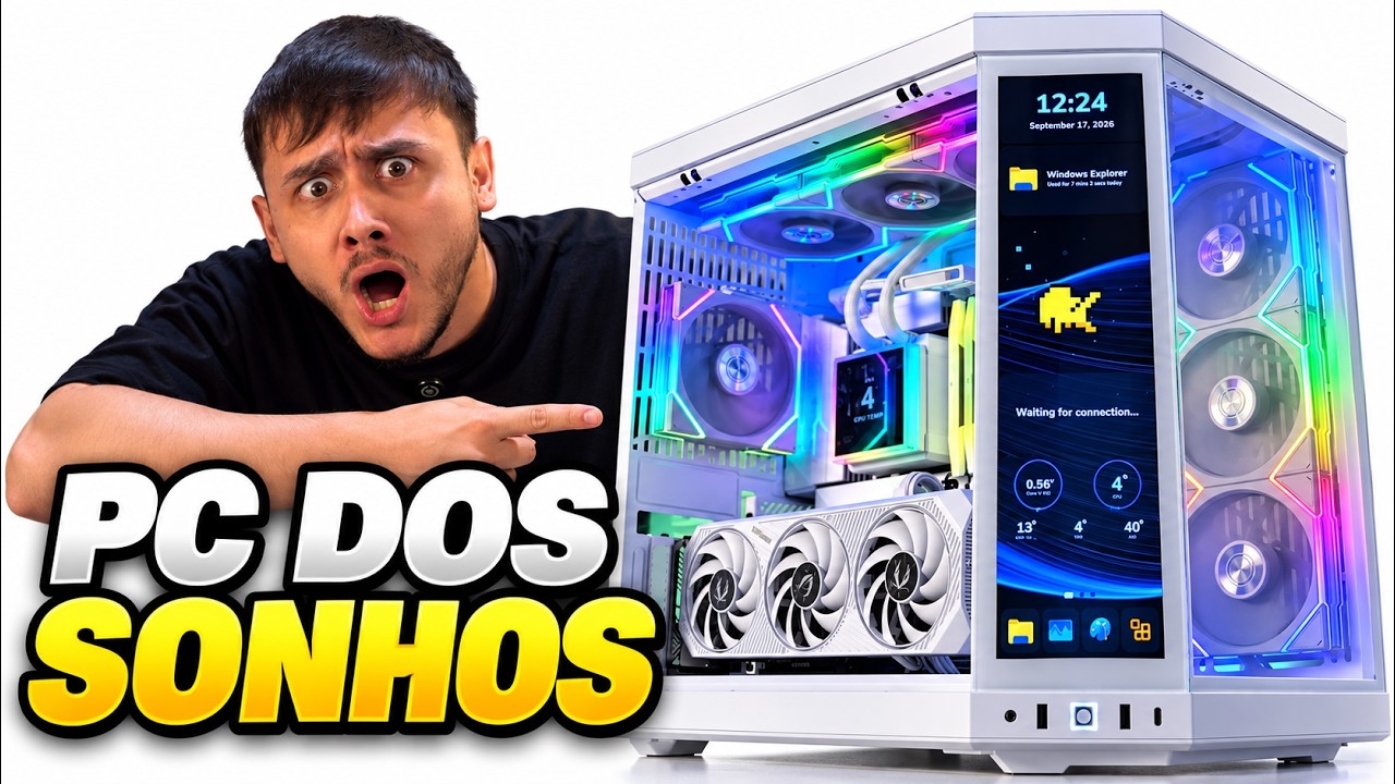 MONTANDO PC FULL WHITE DOS SONHOS!