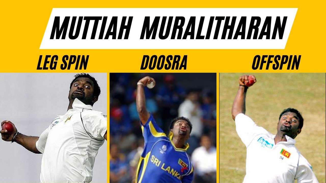 Muttiah Muralitharan Unplayable Bowling Variation off spin, doosra, leg spin | Murali Bowling Action