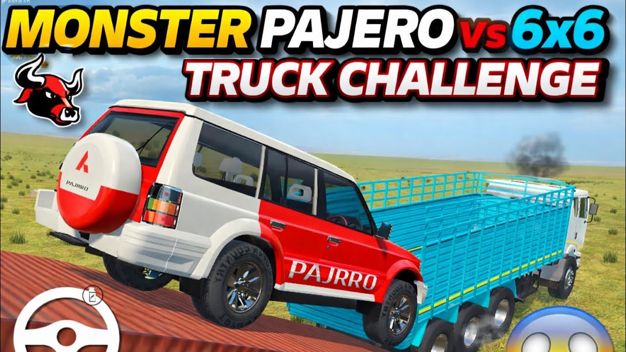 “Monster Pajero vs 6x6 Truck Challenge” ज़रूर देखें 👀 | Mahigamerz ! 