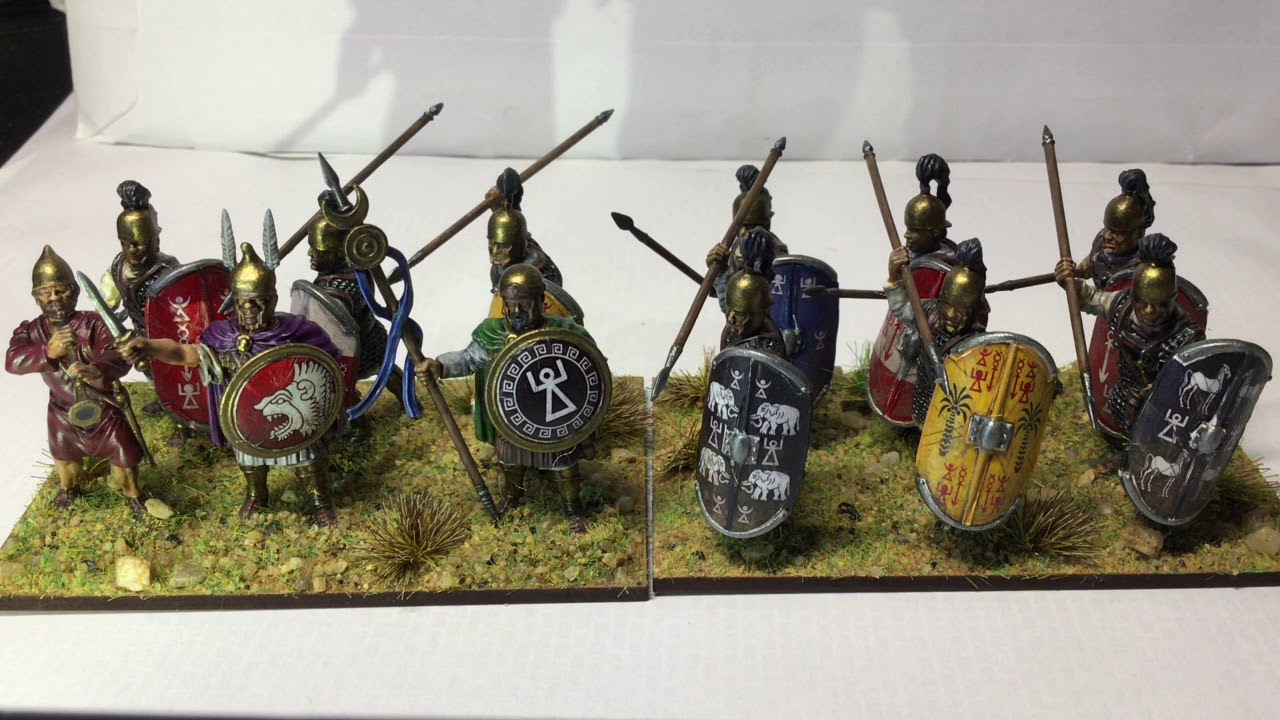 Victrix Carthaginian spearman and Crusader Miniatures Hannibal Barca - 17 Jun 2019