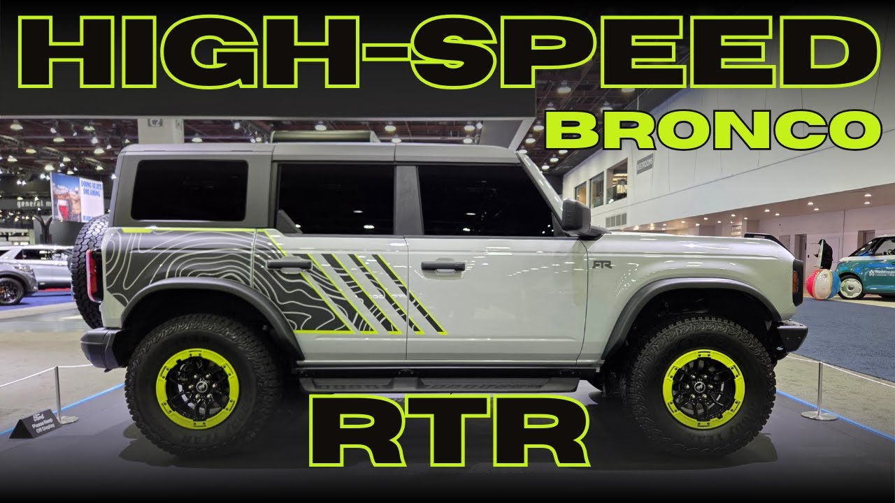 Ford Bronco RTR 2027 года / Создан для быстрой езды по бездорожью и стильного внешнего вида.