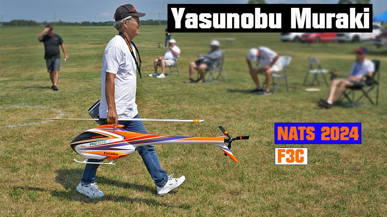 Yasunobu Muraki ~ ProDrone F3C helicopter ~ NATS 2024 F3C