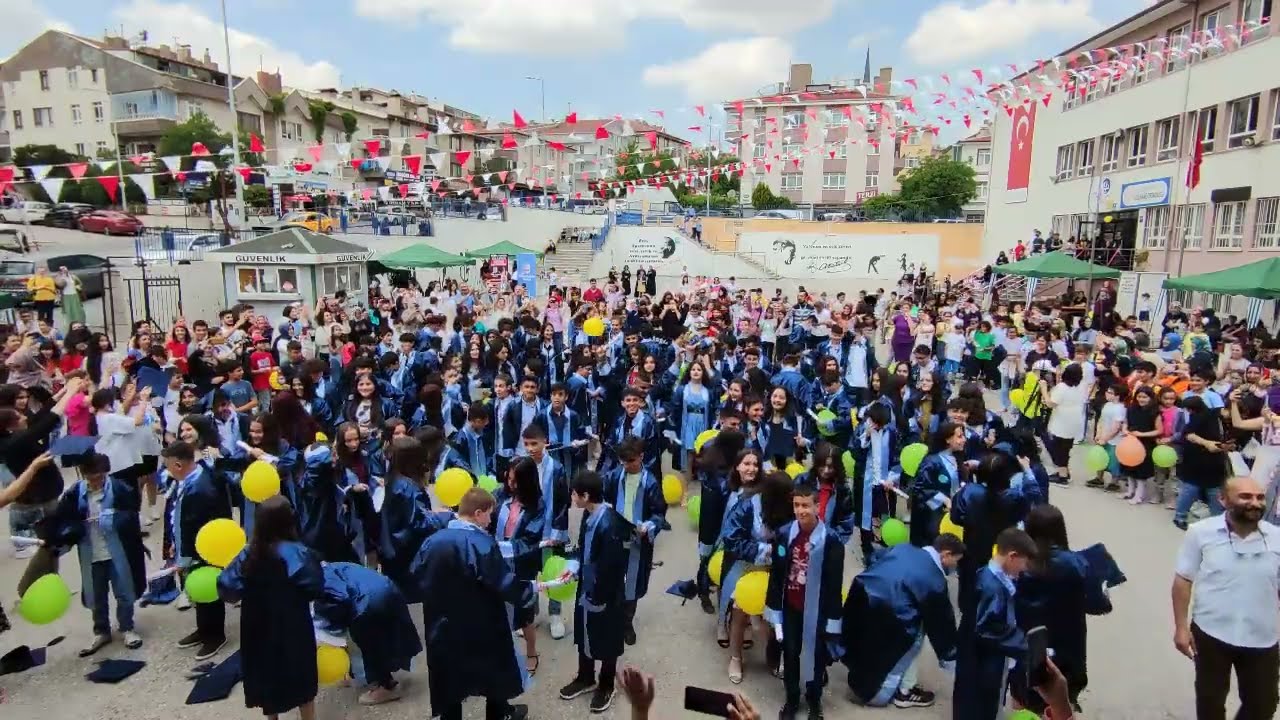 Gülhane Ortaokulu 2021-2022 Mezuniyet Kep atma töreni
