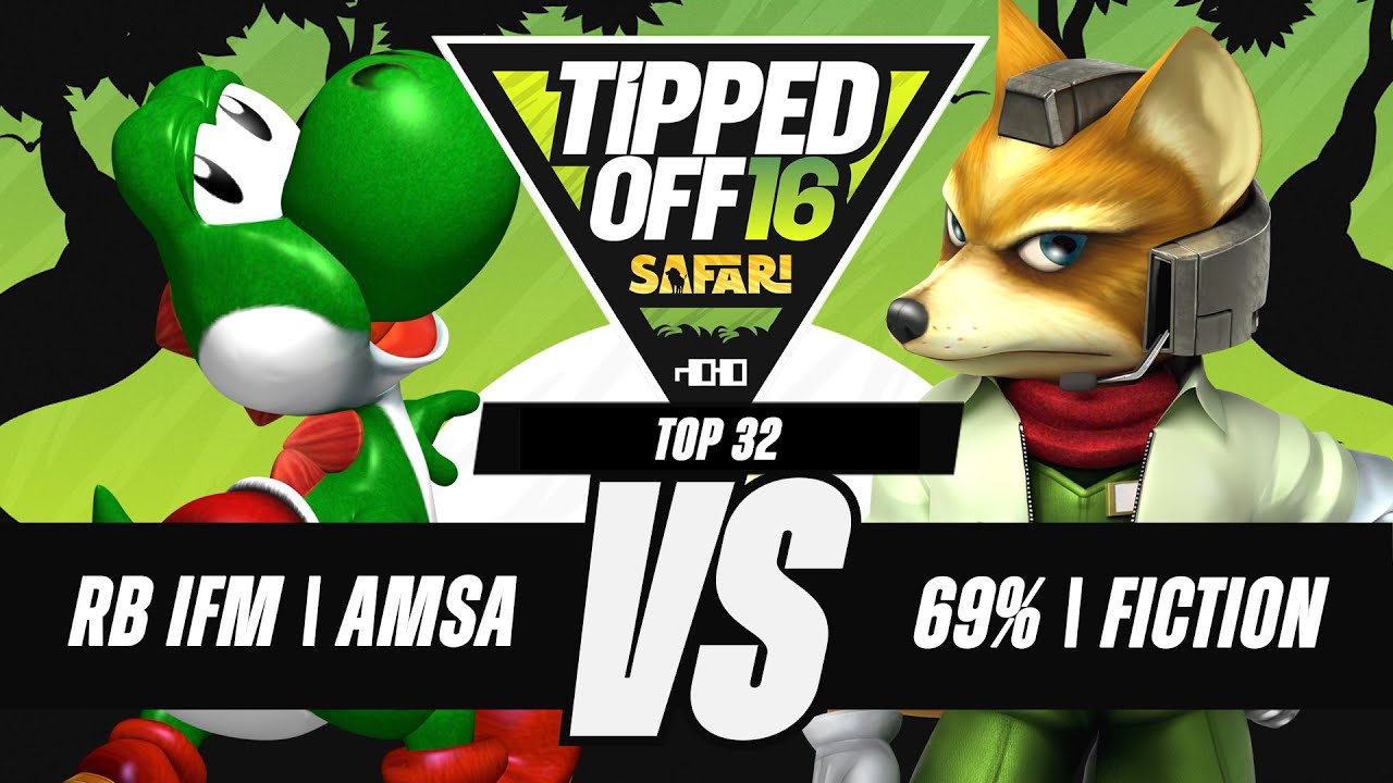 Tipped Off 16: Safari - Redbull IFM | aMSa (Yoshi) vs 69% | Fiction (Fox) - SSBM Singles Top 32 WR1