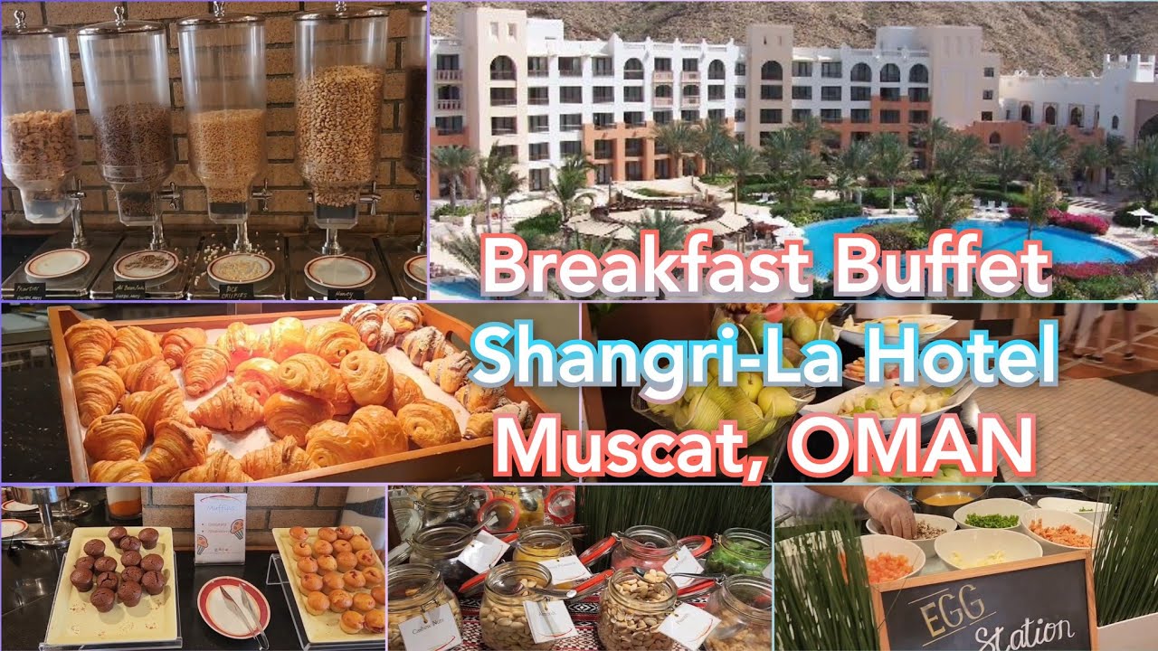Breakfast Buffet | Shangri-La Hotel | Muscat, OMAN #yt #travel #oman #food #shangrilahotels #viral