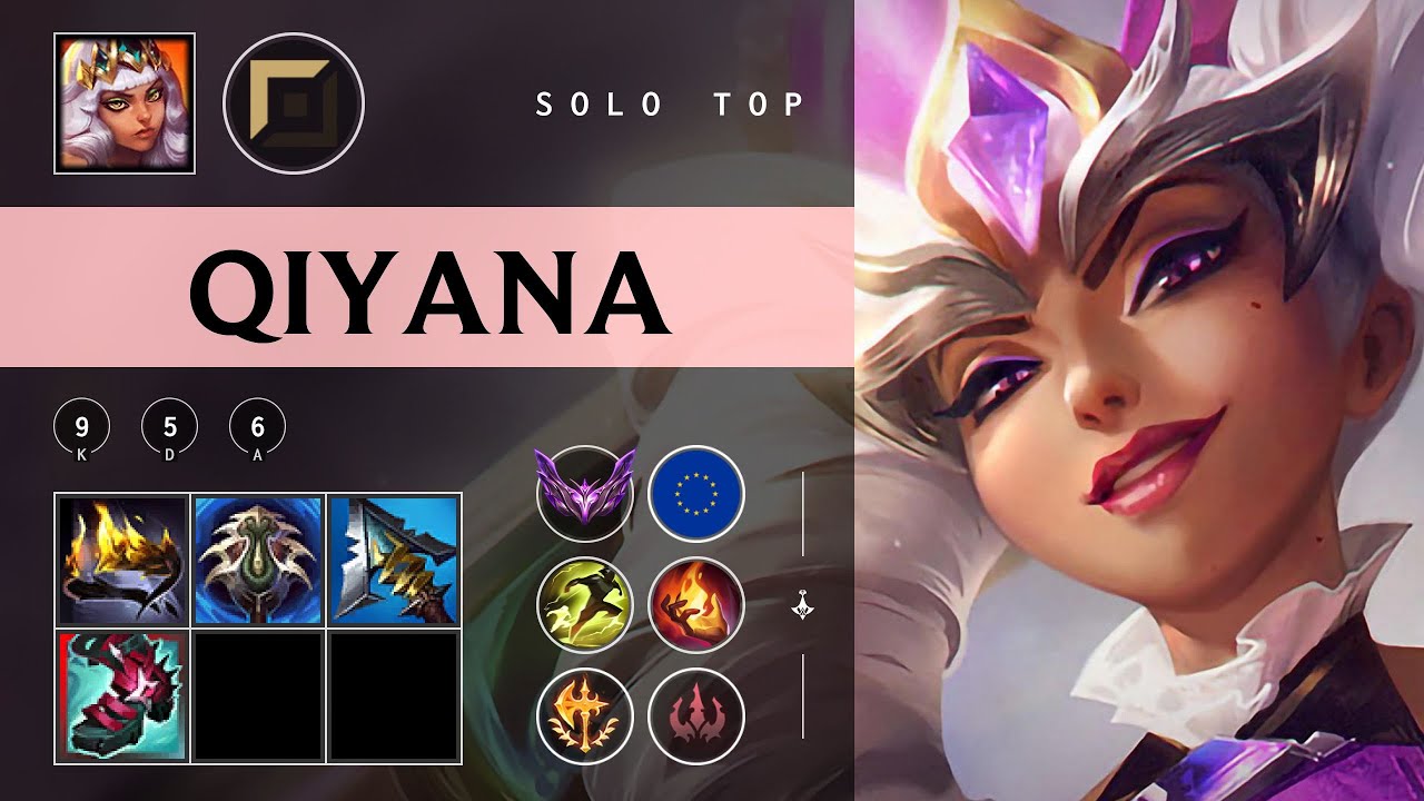 Qiyana Top vs Zed - EUW Master Patch 25.24
