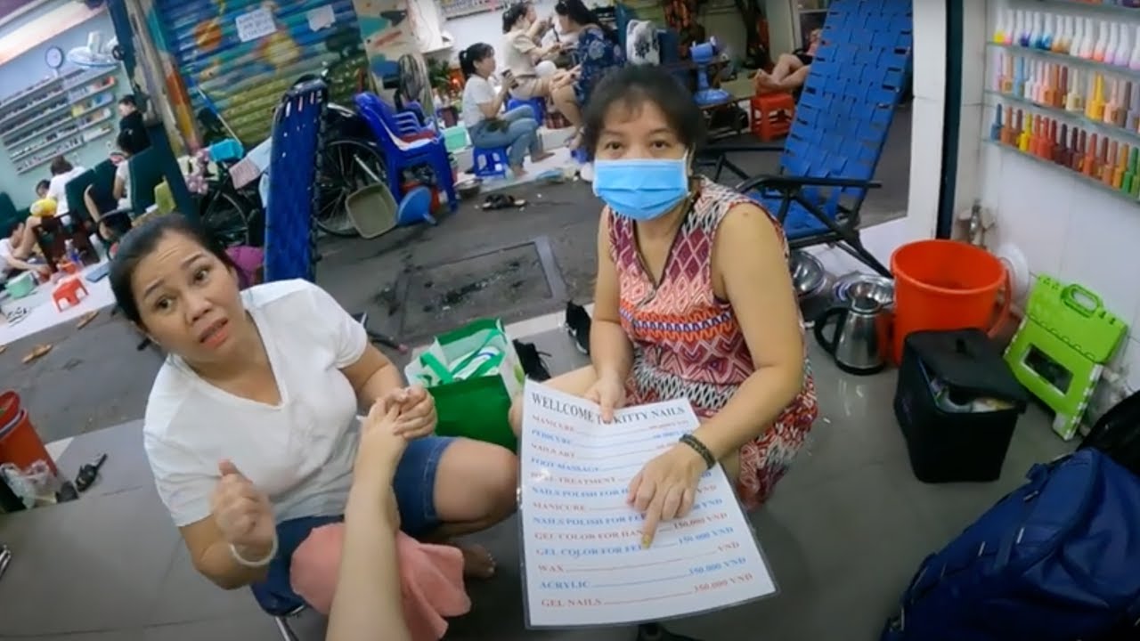 Ищу уличный педикюр в Сайгоне, Вьетнам 🇻🇳💅