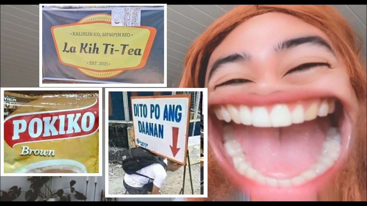 FUNNY PICS & SIGNS - REACTION VIDEO | Auntie Bangit