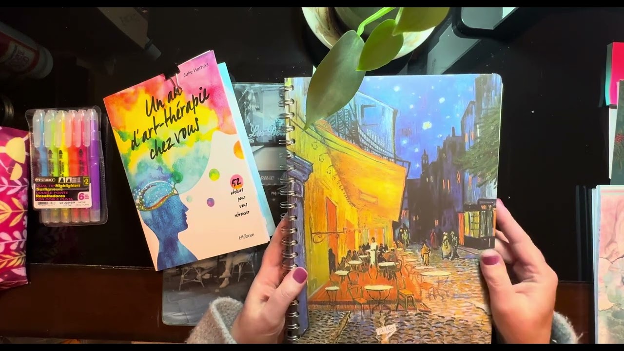 1-Atelier basé sur le livre : un an d’art-thérapie chez vous de Julie Hamez - présentations