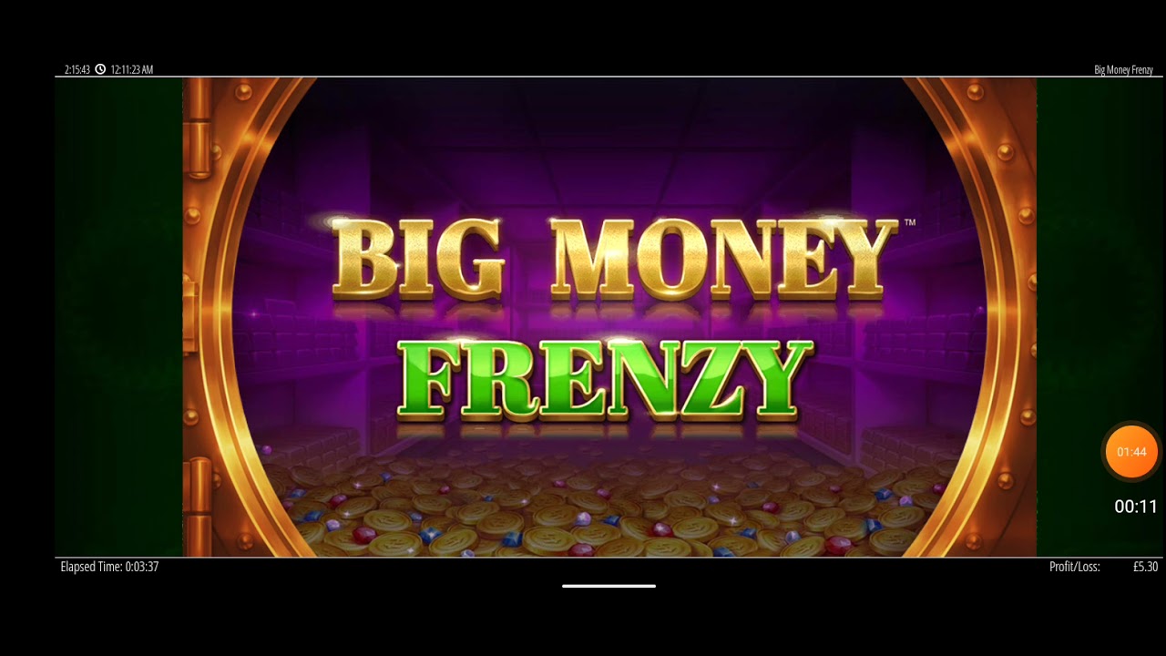 BIG MONEY FRENZY (THREE BONUSES 10P 20P 30P)