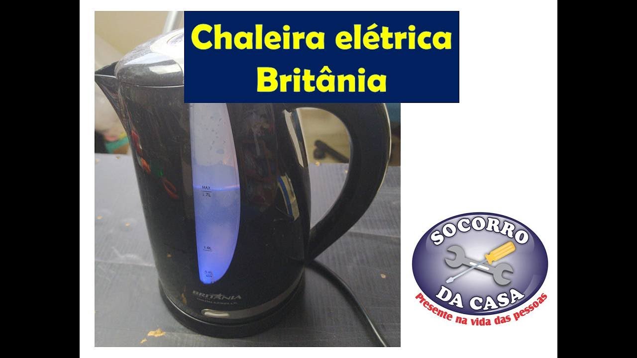0105 - Chaleira Elétrica Britânia não liga - vale a pena consertar de novo