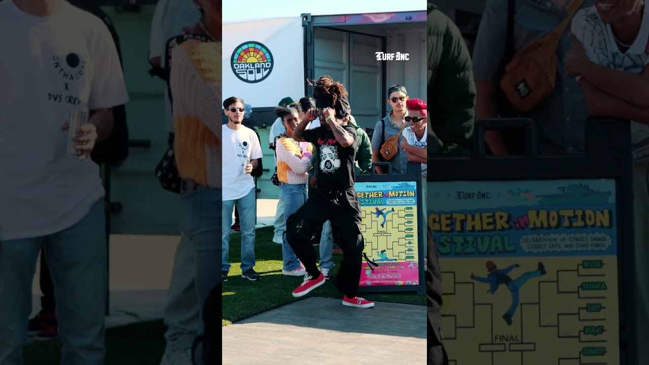 Stuck Sanders | Judge Showcase | TURFinc Together in Motion Festival Dance Battle #shorts #turfinc