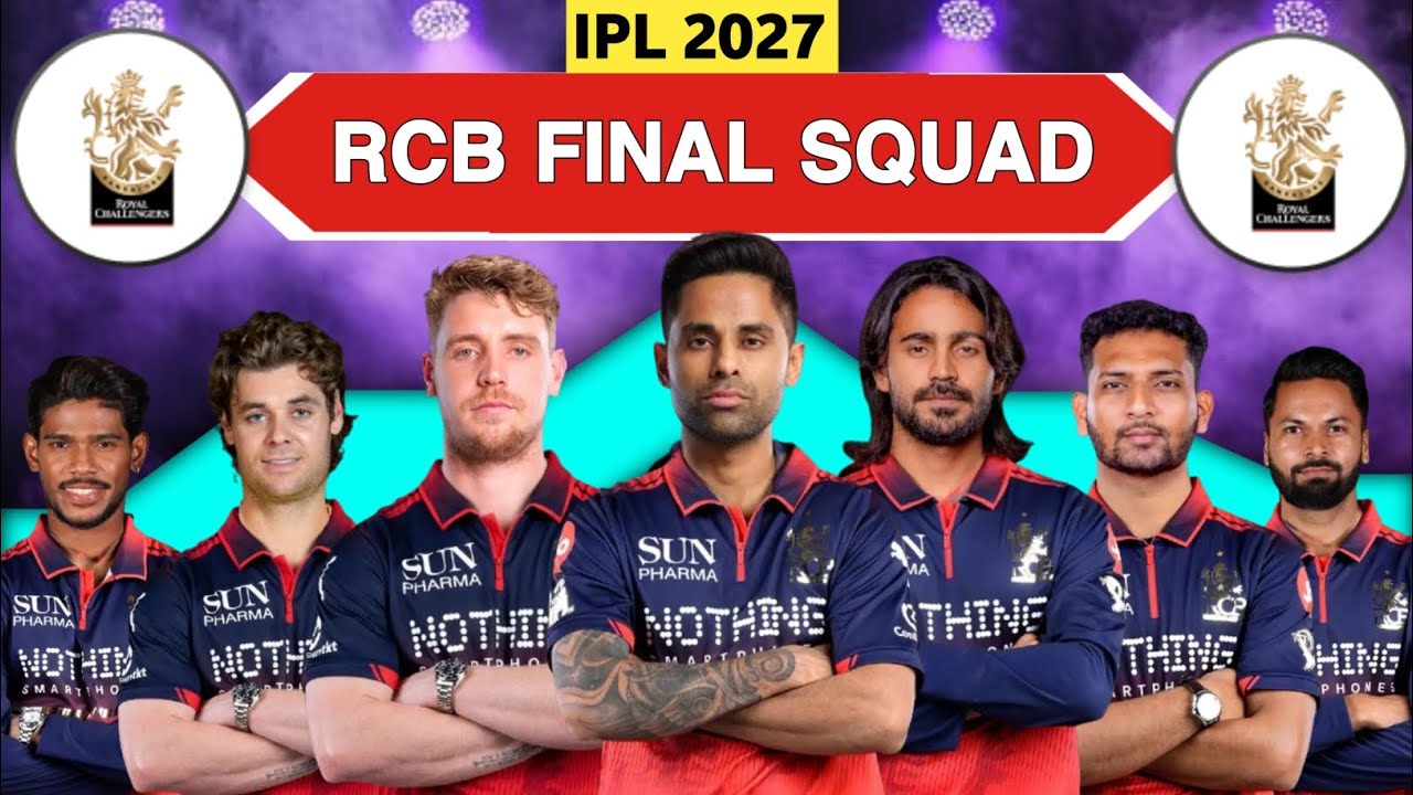 IPL 2027 | Royal Challengers Bangaluru Full Squad | Bangaluru New Squad 2027 | RCB Team 2027 | RCB 