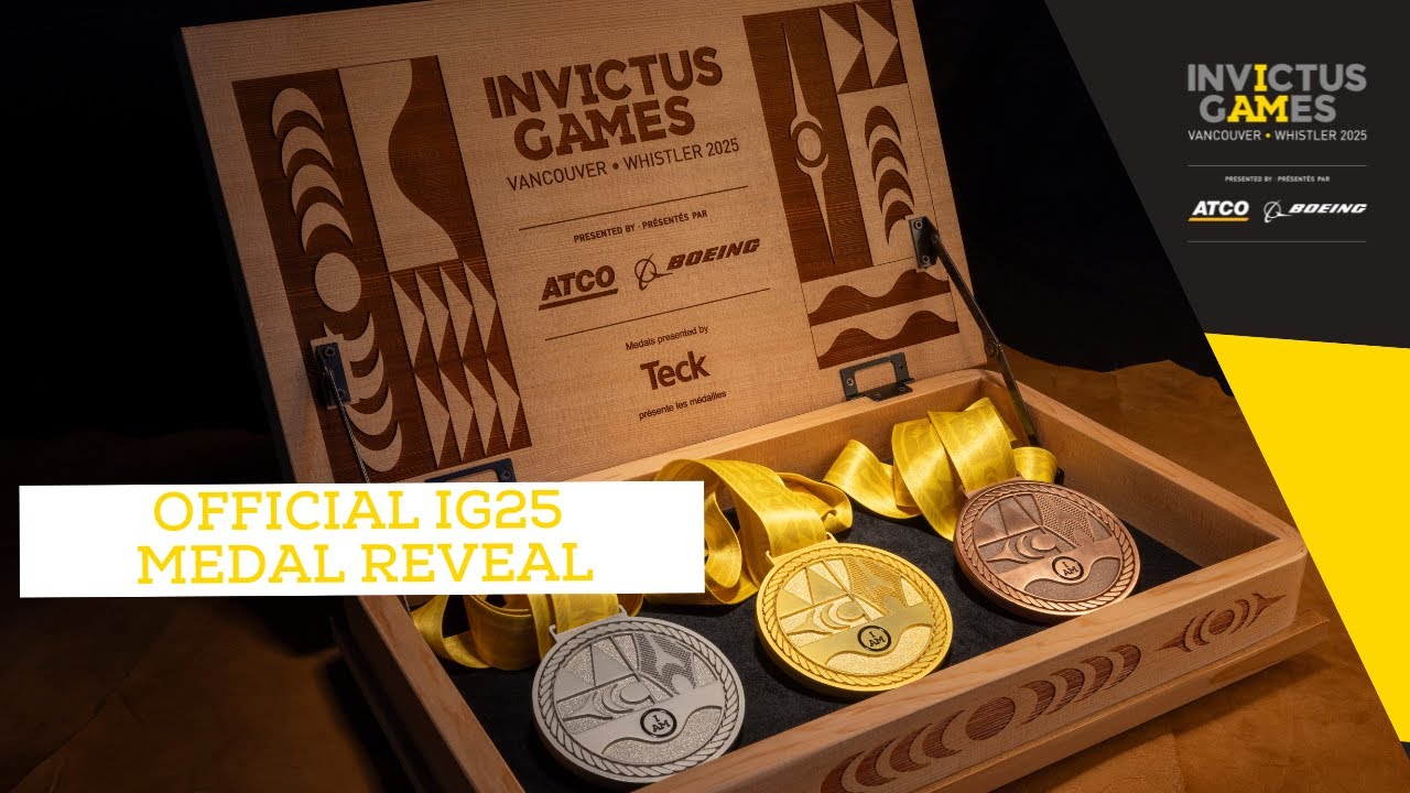 The Official Medal Reveal for the Invictus Games Vancouver Whistler 2025