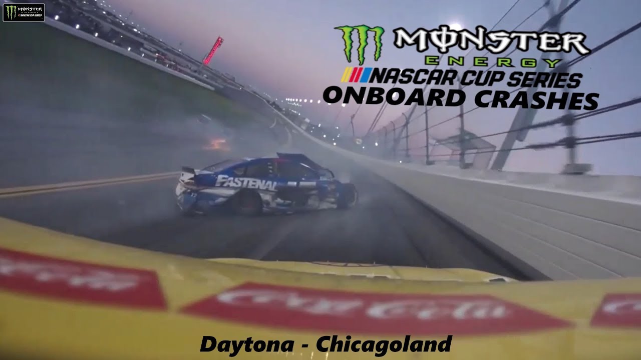 2018 NASCAR Cup Series Onboard Crashes (Part 1)