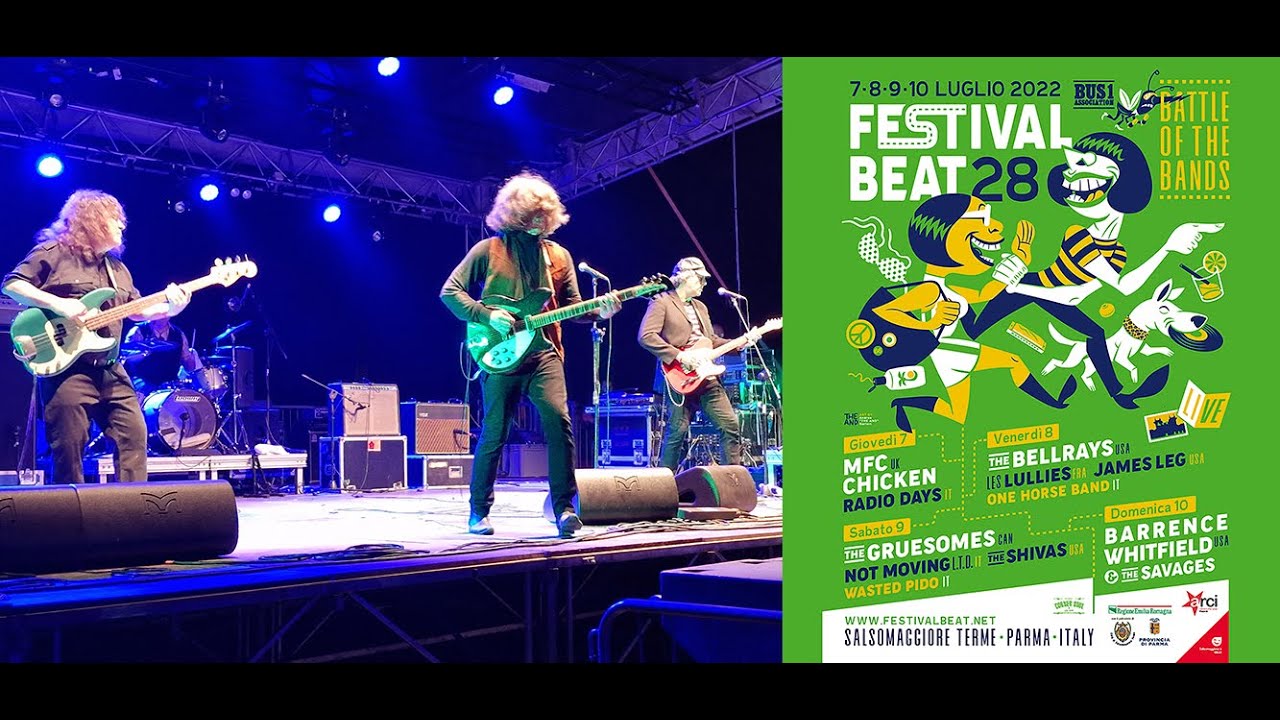 The Gruesomes @ Festival Beat, Parco Mazzini, Salsomaggiore, 9/07/2022
