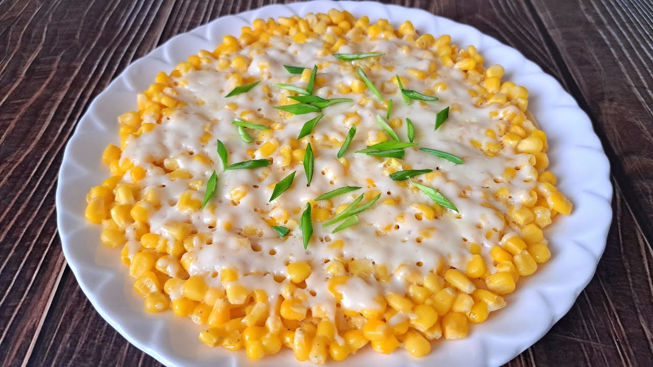 Leckeres Fr&uuml;hst&uuml;ck in 10 Minuten. Dose Mais und 1 Ei