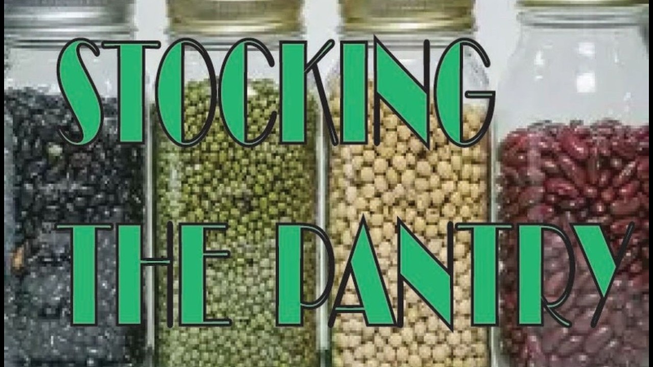 HOW TO STOCK A PANTRY WITH BULK DRY GOODS~More than One Year's Food Supply for ONE. Buy Bulk & Save