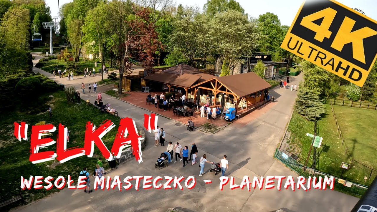 PARK ŚLĄSKI 🌍 CAŁY PRZEJAZD ELKĄ : WESOŁE MIASTECZKO - PLANETARIUM 🌍 CHORZÓW 🌍 2024 🌍 4K ULTRA HD