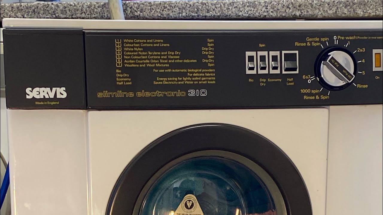 Rinses Cottons Servis Slimline Electronic 310: Fast Spin with @servisslimline