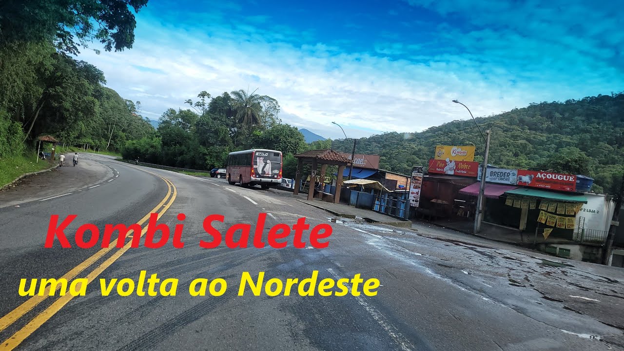 Kombi Salete na estrada dando uma volta no Nordeste