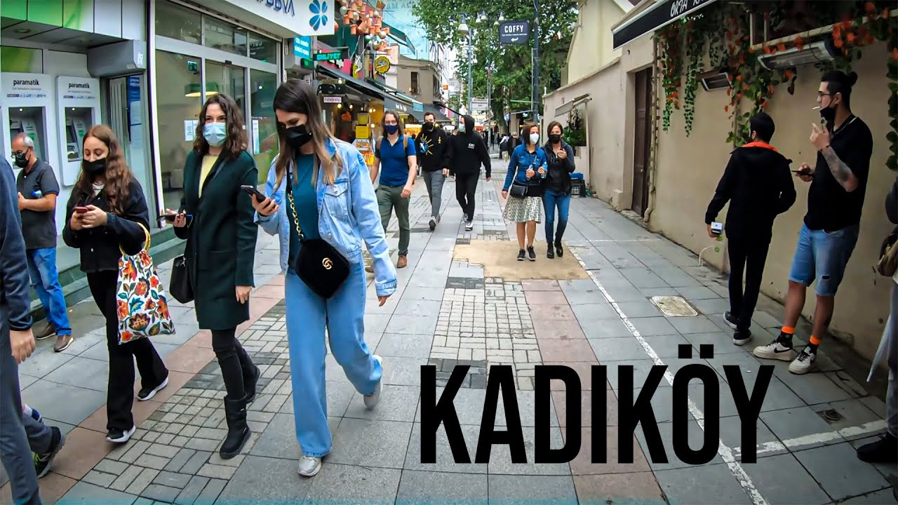 Istanbul Kadık&ouml;y Walking Tour in 4K! Istanbul Travel Guide 2021