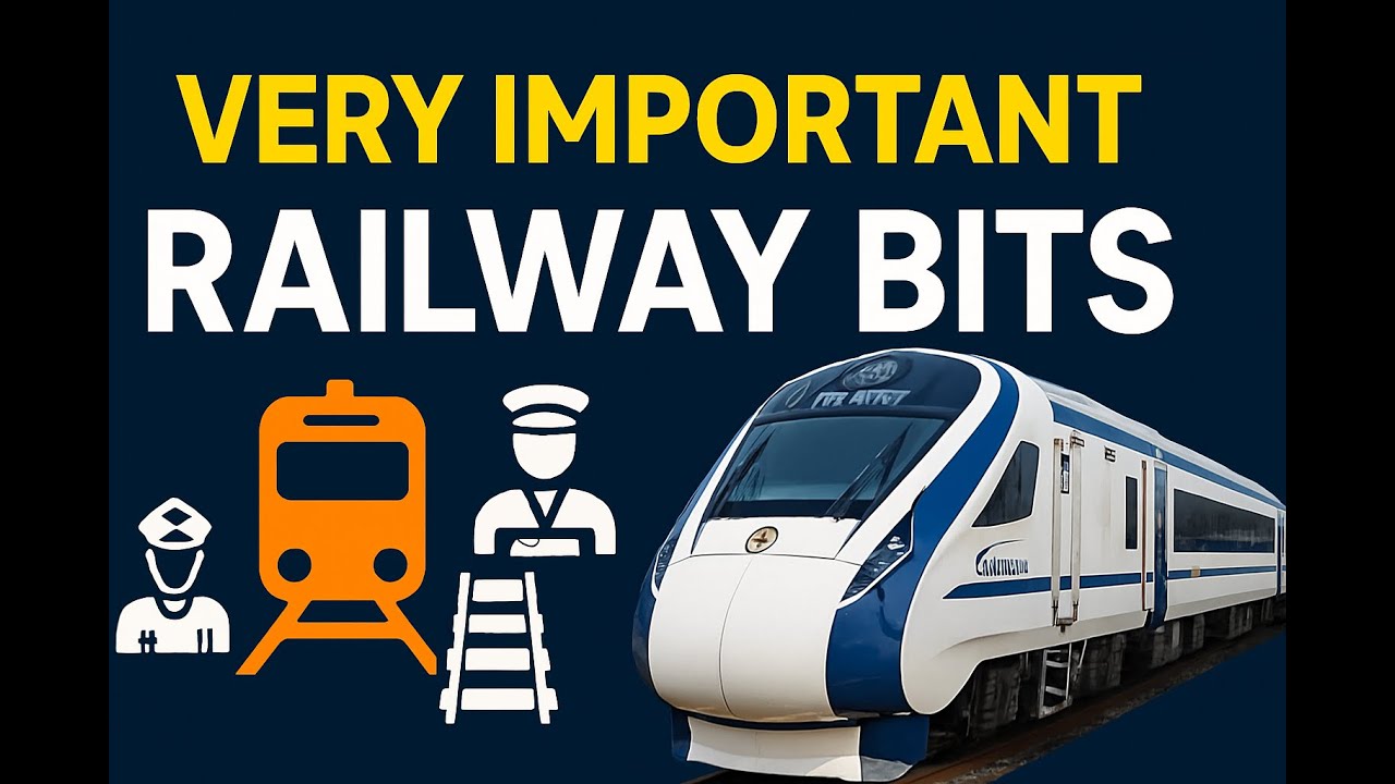 Very Important Railway Bits Part 1 | Telugu | ముఖ్యమైన రైల్వే బిట్స్
