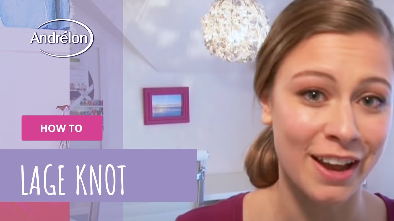 Lage knot maken - Andrélon Haar Tutorial
