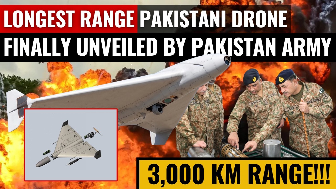 Finally Longest Range Drone Unveiled by Pakistan Army | Defence Outpost