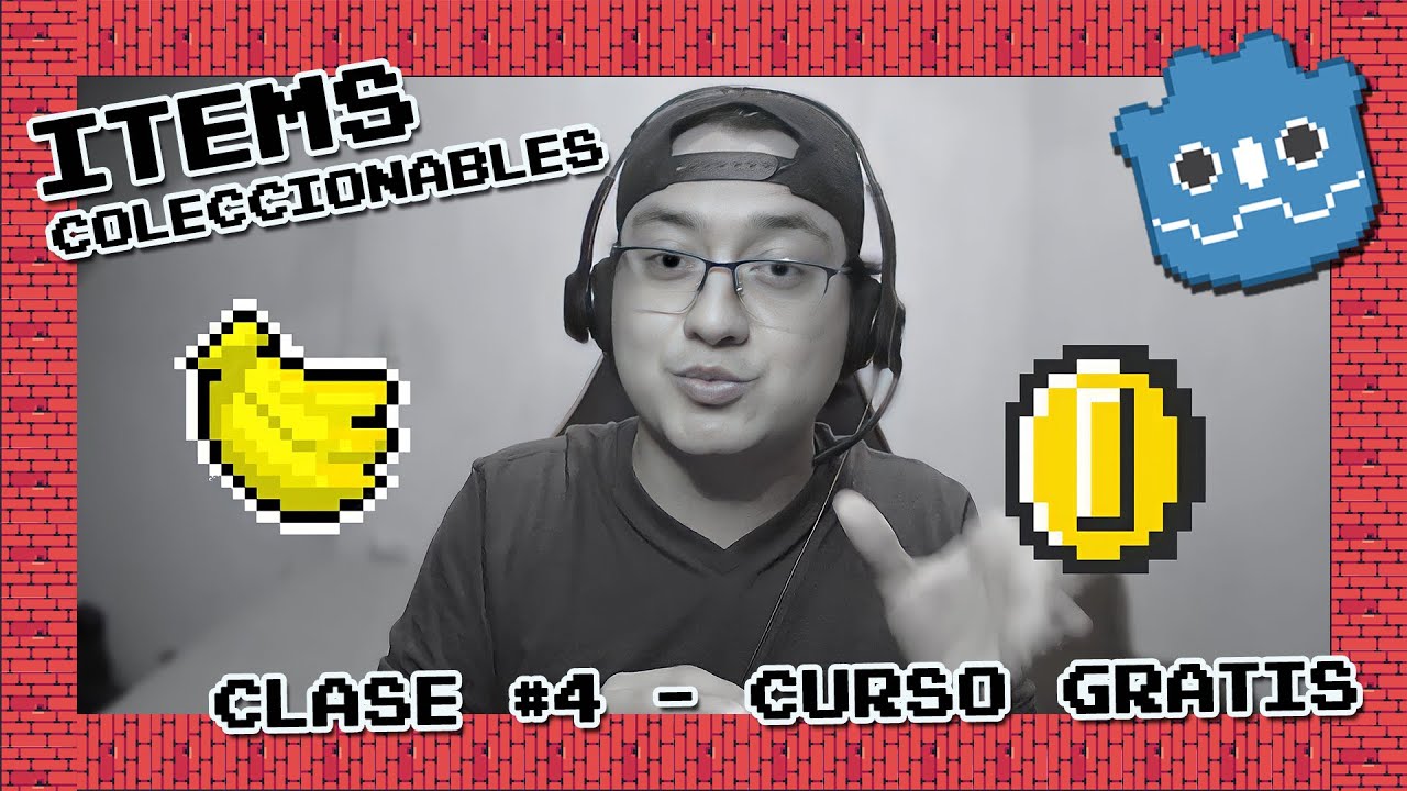 Items GODOT Coleccionables - Curso GRATIS plataformas 2D [Clase #4]