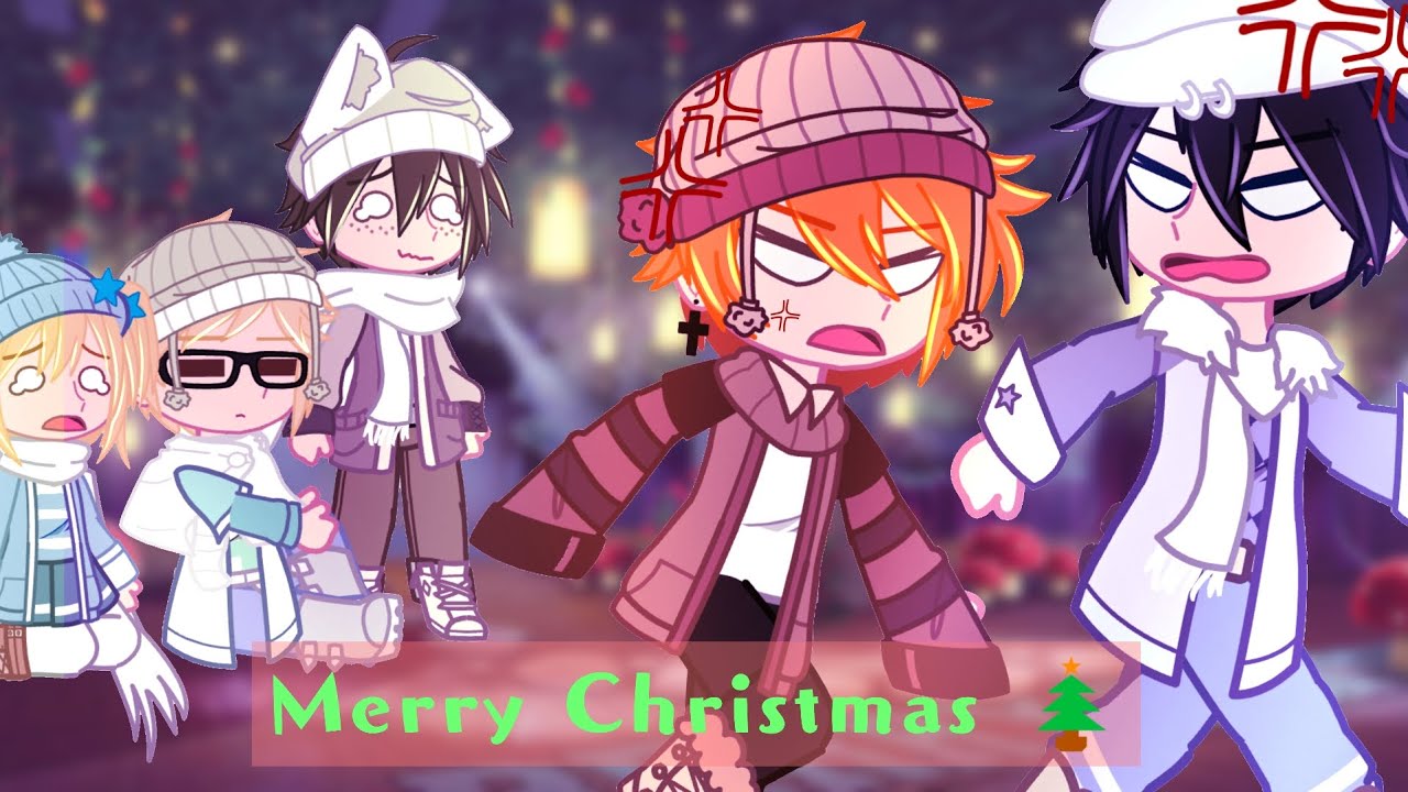 Exchange gifts!🎄🎁|Xmas special|karasuno first years|ft.little hinata harem, tsukihina, yamahina