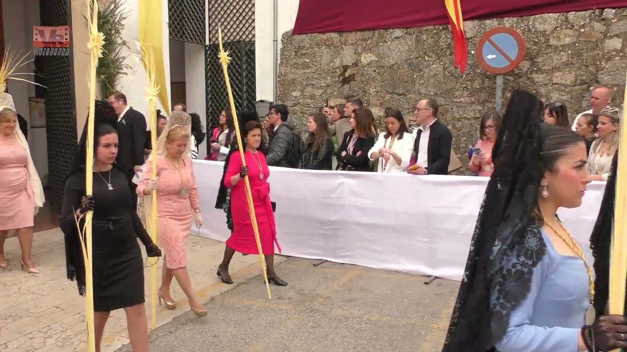 Pollinica .4K. Salida . Domingo de Ramos. Ronda 2024