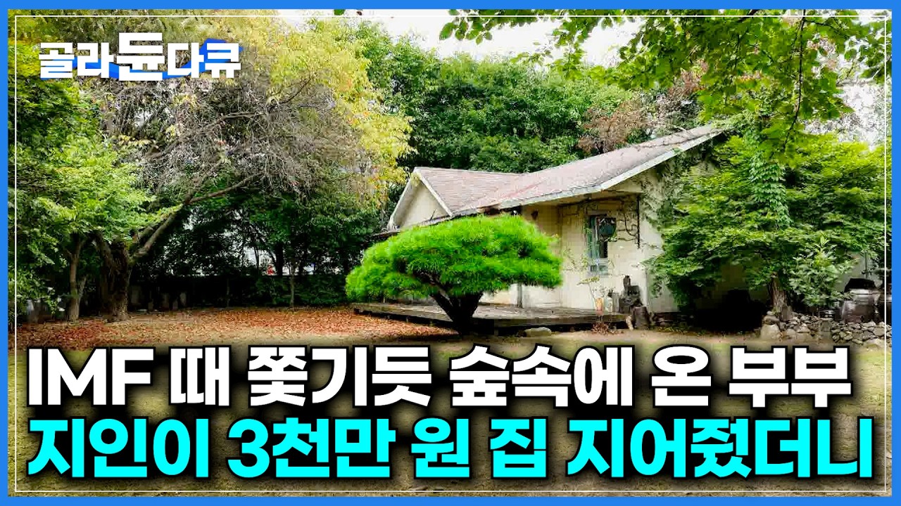 우리 집만 달랑 있던 숲속이 도시로 개발됐더니｜IMF 시절 지인들이 지어준 3천만 원찌리 집｜본가와 단 2분 거리. 부모님과 못 살아 따로 사는 딸｜건축탐구 집｜#골라듄다큐