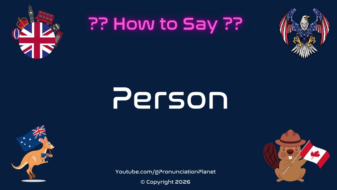 👤🗣️ How to Pronounce Person? (CORRECTLY) | Pronunciation Planet