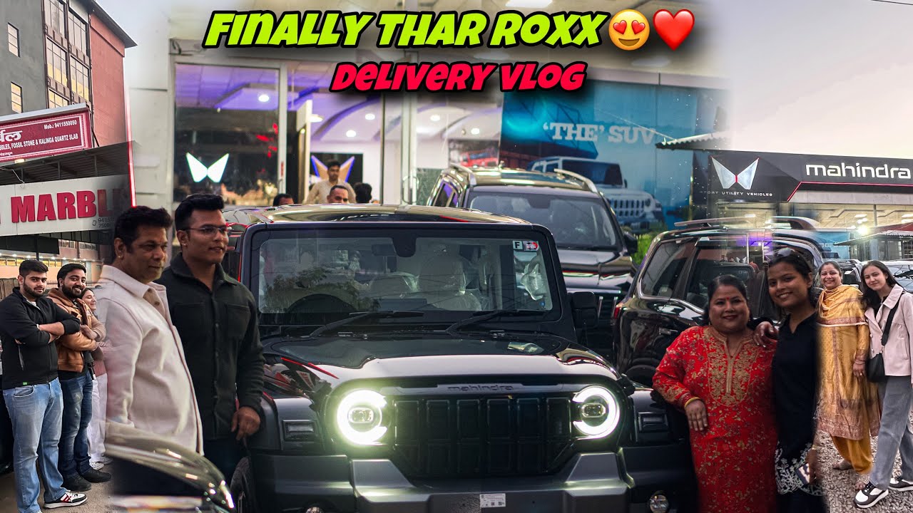 Finally Thar Roxx ki Delivery Le hi Li 😍❤️