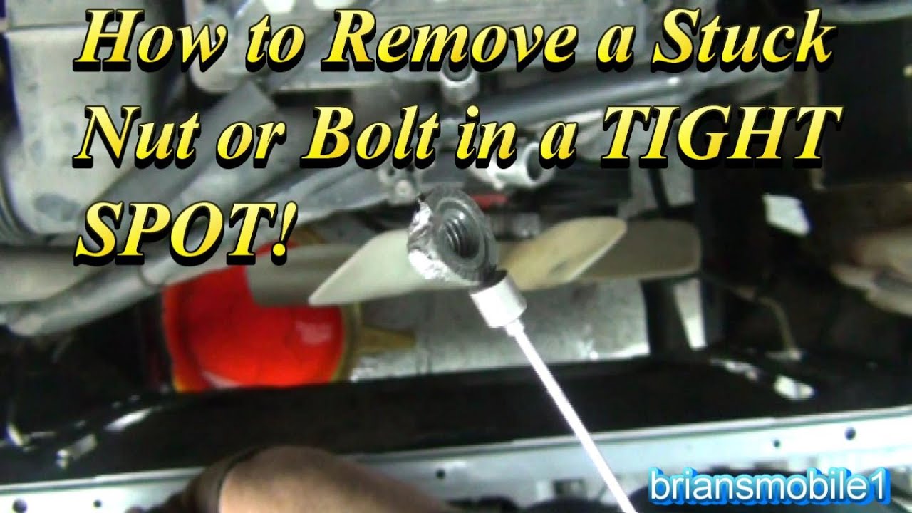 How to Remove a Stripped Bolt or Nut in a Tight Spot