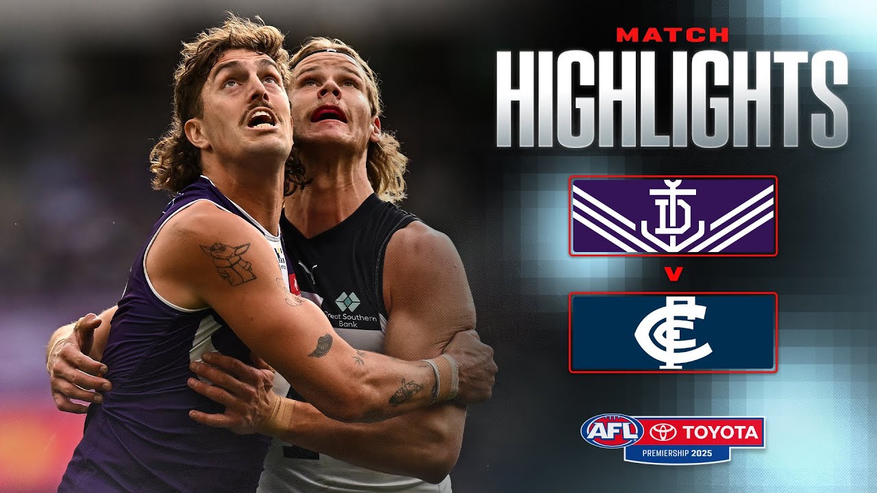 Fremantle v Carlton Highlights | Round 21, 2025 | AFL