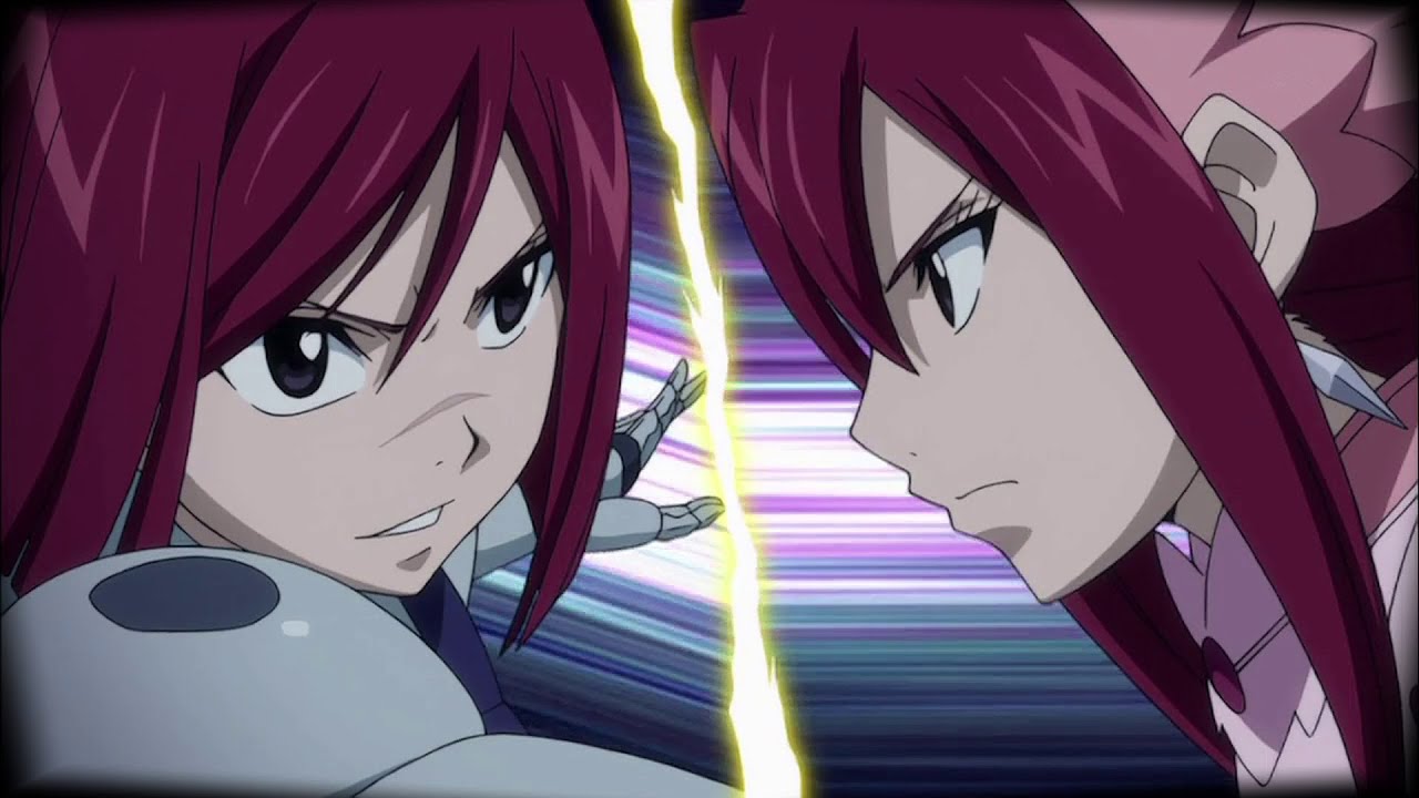 Хвост Феи★бой★Эрза VS Эрза★Fairy Tail★Две Эльзы