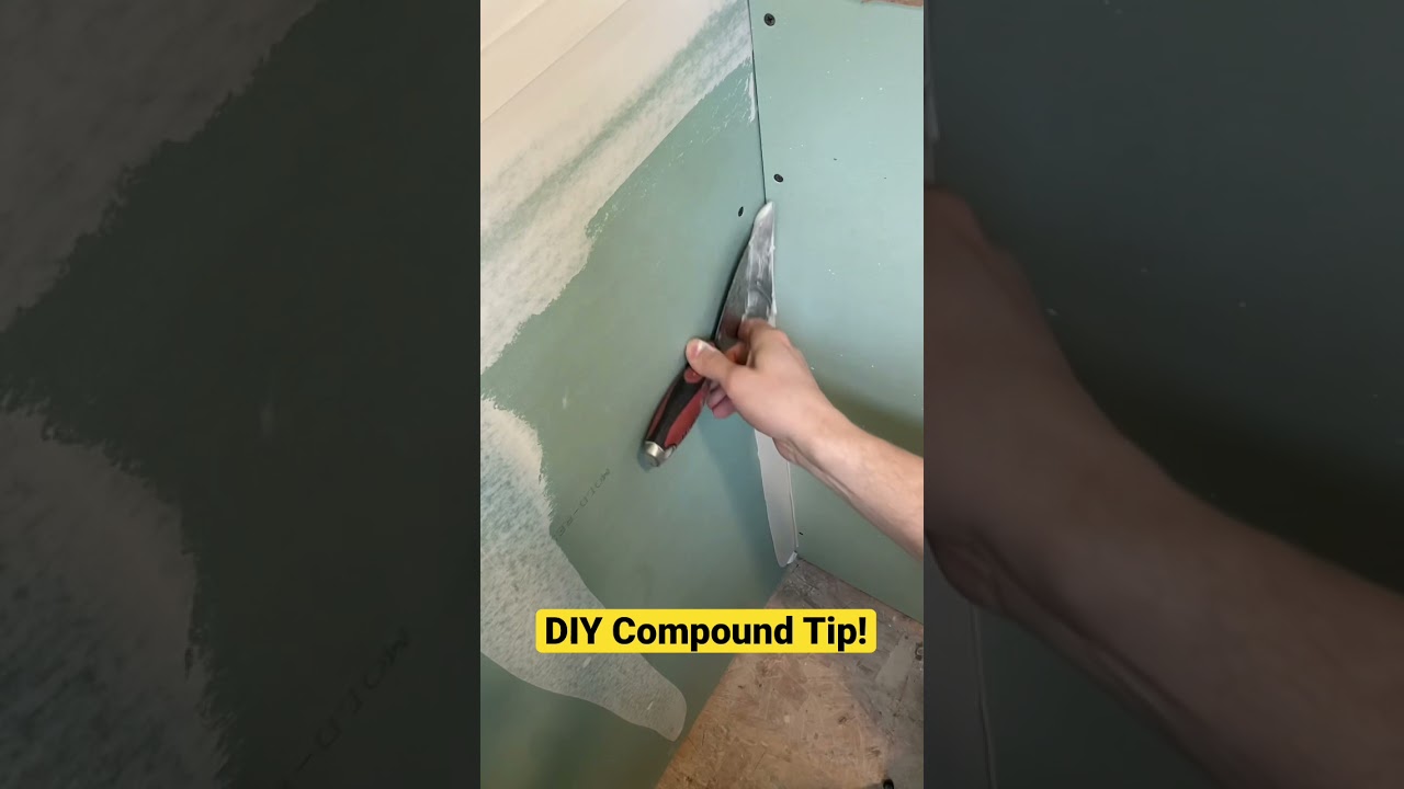 How to compound inside corners #shorts #youtubeshorts #diy