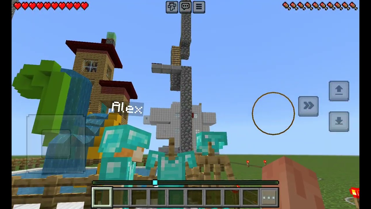 Cumpleaños de Alex y Steve ( minecraft parte 7 temporada 3 ) 