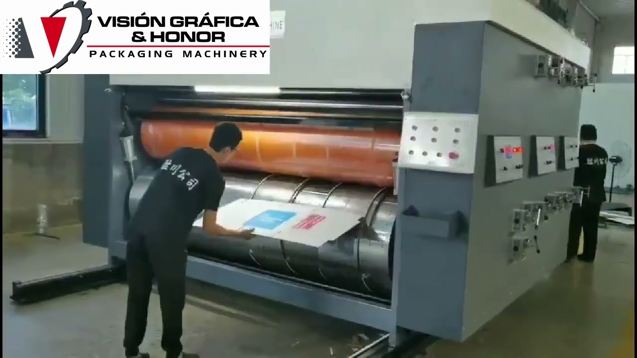IMPRESORA FLEXO PARA. CARTON CORRUGADO MODELO VGH-CHAIN. UN AÑO DE GARANTIA