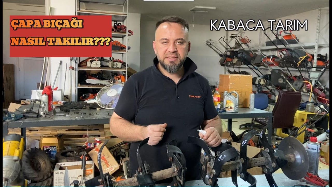 ÇAPA MAKİNASI BIÇAĞI NASIL TAKILIR???